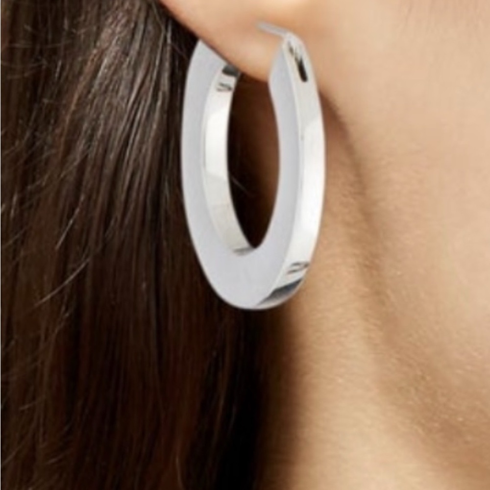 Vintage Sophie Buhai Classic Sterling Hoop Earrings